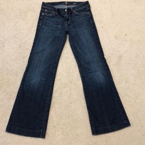 7's flare jeans